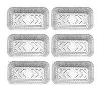 POPETPOP Lot de 25 Bols en Aluminium pour Barbecue, Boîte Repas Jetable Argentée, Pratique pour Pique-niques et Parties, Facile à Transporter et Conserve la Fraîcheur des Aliments