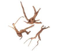 POPETPOP Lot de 3 Branches Naturelles en Bois Flotté pour Décoration D'aquarium
