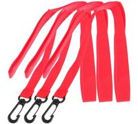 POPETPOP Lot de 3 Cordes à Marcher pour Tout-petits en Nylon Rouge Réutilisables et Sécurisées, Laisse Pratique pour Garçon et Filles Lors D'activités et Sorties Parc