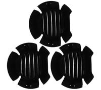 POPETPOP Lot de 3 Doublures D'insertion Noires en Plastique Robustes et Anti-Chocs pour Casques de Sécurité, Casquettes de Baseball Universelles Adaptées Travail en Extérieur