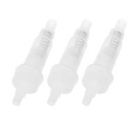 POPETPOP Lot de 3 Embouts Pompe Distributeur Savonnette Liquide 2cc Transparent Vanne Tube Plongeur Remplacement pour Lotion et Détergent Usage la Cuisine Salle de Bain