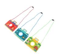 POPETPOP Lot de 3 Kaléidoscopes en Papier Prismes Poly Jouets Imitation Appareil Photo Colorés Éducatifs pour Garçon et Filles Favorisent la Curiosité Développement Couleur Aléatoire