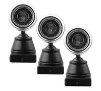 POPETPOP Lot de 3 Mini Projecteurs de Signalisation pour Modélisme Ferroviaire, Lampadaires Miniatures Verts, Kit Bricolage pour Trains et Maquettes, Accessoires Détaillés pour Amateurs