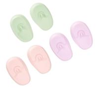 POPETPOP Lot de 3 Paires de Cache-Oreilles en Silicone pour Teinture Capillaire Protections Auditives Résistantes à la Chaleur Couleurs Pastel Accessoires Indispensables pour Coiffure à