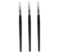 POPETPOP Lot De 3 Pinceaux Maquillage Silicone, Taille Longue, Applicateurs Visage Et Lèvres, Pour Femmes, Voyage Et Quotidien, Ensemble Noir Ergonomique