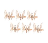 POPETPOP Lot de 3 Pinces à Cheveux en Métal Doré Clips Mobiles pour Filles Accessoires Coiffure sans Distinction de Côté pour Fête et Photographie Fixation Sûre et Design Délicat