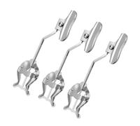 POPETPOP Lot de 3 Pinces Porte-Partitions à Pince en Métal pour Trompette et Trombone Compatibles Lyres Musicales Légères Fixation Sûre pour Partitions de Marche en Extérieur