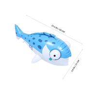 POPETPOP Lot de 3 Poissons gonflables pour Enfants - Jouet Flottant en Forme de Poisson pour Piscine - Décorations de fête sur Le thème de l'océan - Fournitures d'anniversaire pour la