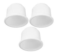 POPETPOP Lot de 3 Porte-Gobelets Encastrés pour Bateau en Nylon Blanc avec Trous de Drainage Support Boissons Marin Compatible Yacht Camping-Car et Caravane Résistant à Réutilisable
