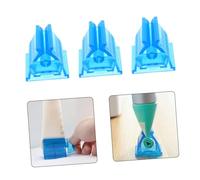 POPETPOP Lot De 3 Presse-dentifrice Manuel En Plastique Solide Bleu, Extrudeur De Tube Précis Pour Dentifrice Et Nettoyant Facial, Accessoire Pour Salle De Bain Et Usage Quotidien