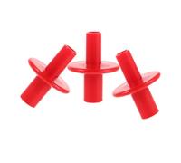 POPETPOP Lot de 3 set de Manchons Doubles en Plastique Rouge pour Pied de Cymbale Accessoires de Batterie Compatibles Manchons D’Inclinaison pour Protection et Fixation Adaptés au