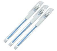 POPETPOP Lot de 3 Stylos de Marquage Imperméables pour Microblading, Pointes Fines, Bleu, pour Professionnels du Tatouage, Précision Sourcils et Maquillage Permanent, Usage Esthétique