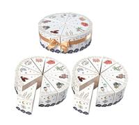 POPETPOP Lot de 30 Boîtes Triangulaires en Papier Couleur Vive pour Emballage Gâteau Boîtes à Dragées et Bonbons pour Fêtes du Moyen-Orient Aïd Ramadan Mariages et Showers