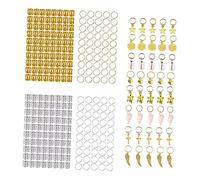 POPETPOP Lot De 305 Bagues Et Dreadlocks Pour Cheveux En Alliage Doré, Accessoires De Coiffure Pour Femmes, Décoration Tresses, Pinces Torsadées Pour Usage Quotidien Et Fête
