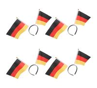 POPETPOP Lot de 4 Bandeaux Cheveux Drapeau du Mexique en Tissu, Confortables et Visuellement Impactants, pour Anniversaire et Accessoires de Fête Enfantine