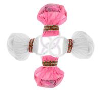 POPETPOP Lot de 4 Banderoles à Lancer à la Main Blanc et Coloré Ruban en Papier sans Dégâts Streamer Festif pour Mariage Anniversaire Remise de Diplôme Fournitures Couleur Aléatoire