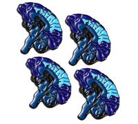 POPETPOP Lot de 4 Broches Dessin Animé Cerveau Humain en Alliage Épingles à Poitrine Femme Décoration Ornement Accessoires Mode pour Vêtements et Chapeaux