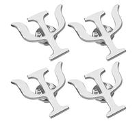 POPETPOP Lot de 4 Broches Vintage en Alliage Argenté Symbole Psychologie Accessoires Mode pour Vestes Manteaux Chemises Épingle Costume Homme et Femme pour Événements Professionnels et