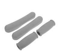 POPETPOP Lot de 4 Coussinets de Rechange Gris pour Béquilles Housses de Support Rembourrées pour Aisselles et Poignées Accessoires Antidérapants pour Cannes de Marche Confort et