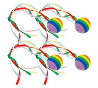 POPETPOP Lot de 4 Décorations D'antenne en Mousse Couleur Multicolore, Accessoires Universels pour Voiture, SUV et Camion, Décoration Extérieure de Toit pour Personnalisation Véhicule