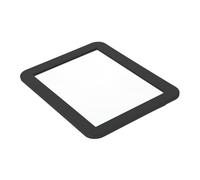 POPETPOP Lot De 4 Miroirs Magnétiques pour Casier Miroir De Maquillage Rectangulaire Noir en Verre Fixation Stable Adaptés pour Casier Scolaire Et Chambre