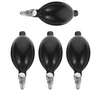 POPETPOP Lot de 4 Poires Gonflables de Rechange en Latex pour Tensiomètre Valve de Décompression Intégrée Pompe à Air Manuelle Compacte et Résistante Usage Domestique et Accessoires