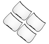 POPETPOP Lot de 4 Protections Étanches pour Pistolet de Recharge Électrique Housses Anti-Pluie en PVC Noir Compatibles Bornes de Recharge Extérieures Protection Solide Poussière et