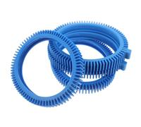 POPETPOP Lot de 4 Roues de Rechange pour Robot Nettoyeur de Piscine Pneus Avant et Arrière en PVC Bleu Accessoires pour Nettoyage Piscine Hors Sol Kit Complet 2 Pneus Avant