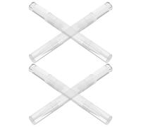 POPETPOP Lot de 4 Stylos à Huile pour Ongles de 3ml, Contenant Blanc en Abs, Design Ergonomique et Étanche, Accessoires Indispensables pour Manucure Professionnelle