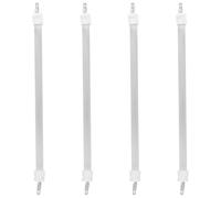 POPETPOP Lot de 4 Tubes Chauffants en Quartz pour Chauffage Infrarouge, Élément Chauffant Électrique en Céramique, Distribution Uniforme de Chaleur, Installation Facile pour Usage