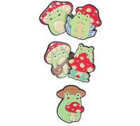 POPETPOP Lot de 5 Broches Émaillées Grenouille et Champignon en Alliage de Zinc Accessoires Mignons pour Vestes Chapeaux et Paquet Bijoux Fantaisie Femme Présents Originaux