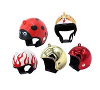 POPETPOP Lot De 5 Casques Créatifs pour Poulets De Compagnie, Casques Drôles en Plastique, Tailles Universelles, Protection Tête Extérieure, pour Poulets Domestiques Et Animaux De Ferme
