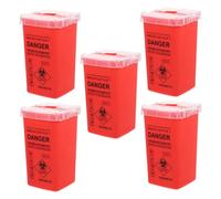 POPETPOP Lot De 5 Conteneurs Pour L'Élimination Des Objets Tranchants Et Tranchants Boîte Pour L'Élimination Des Aiguilles Collecteur