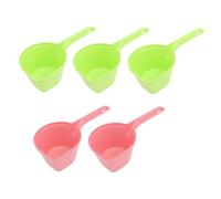 POPETPOP Lot De 5 Cuillères À Nourriture pour Chien en Plastique pour Chiot Outil Dalimentation pour Chiot Poignée Confortable À Tenir Accessoires Polyvalents pour Chien Couleur Aléatoire