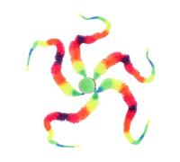POPETPOP Lot De 5 Jouets Gonflables pour Chats Dintérieur Doux Et Interactifs À La Poursuite De Larc-en-Ciel