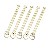POPETPOP Lot de 5 Sets de Rivets Métalliques pour Arbre de Ventilateur Pliable Fixations et Accessoires de Réparation pour Éventails à Main Kit Pratique pour Réparation d'Éventails