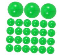 POPETPOP Lot de 50 Balles Vertes Numérotées pour Piscine À Balles Balles De Gaga pour Enfants Balles De Gomme Colorées Balles Rondes en PVC