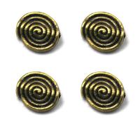 POPETPOP Lot de 50 Breloques en Alliage Bronze Pendentifs Labyrinthes pour Fabrication de Bijoux DIY Perles Intercalaire pour Bracelets Colliers et Boucles D’Oreilles Accessoires