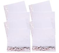 POPETPOP Lot de 50 Serviettes de Fête Mariage 3 Couches Épaisses en Pâte de Bois Rose Doré, Serviettes Jetables pour Réception, Cocktail et Anniversaire, Mouchoirs en Papier Élégants