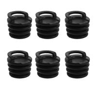 POPETPOP Lot de 6 Bouchons de Vidange en Caoutchouc pour Kayak avec Anneau Dimensions 45×3 CM Étanches et Universels Adaptés pour Kayak Sit-on-Top Canoë et Sports Nautiques