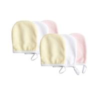 POPETPOP Lot de 6 Lingettes Démaquillantes en Microfibres Ultrafines, Serviettes Visage Lavables pour Nettoyage Doux et Réutilisable, Accessoires Démaquillants pour Peaux Couleur Aléatoire
