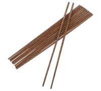 POPETPOP Lot de 6 Paires de Baguettes Cuisine en Bois de 42 CM Extra Longues sans Cire ni Peinture Résistantes à la Chaleur Réutilisables pour Fondue Friture et Nouilles Accessoires