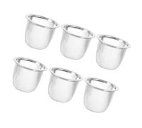 POPETPOP Lot de 6 Passoires à Thé en Acier Inoxydable, Infuseurs Nettoyage Simplifié pour Théière et Service en Restaurant