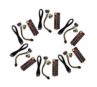 POPETPOP Lot De 6 Rallonges De Carte Graphique Adaptateurs Supports Fournitures Câble De Rehaussement Pcie Câble De Rehaussement pour Gpu Câble De Rehaussement pour Gpu Cadre De