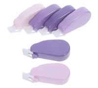 POPETPOP Lot de 6 Rubans Correcteurs Mini Portables Violet Gomme à Ruban Adhésif Effaceur Pratique pour Étudiants et Bureau Accessoire Correction D’Écriture Quotidien Produit de Bureau
