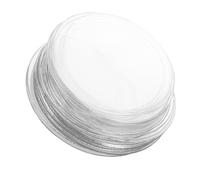 POPETPOP Lot de 60 Étuis de Protection Épais Transparents pour Badges Ronds 63mm, 72mm, 80mm - Coque Plastique Antichoc, Film Protecteur Étanche, Porte-carte D'identité pour Rangement