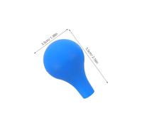 POPETPOP Lot de 8 Boules D’Aspiration en Silicone Bleu pour Micropipette de Laboratoire Poire Antidérapante de 6 MM Accessoires pour Pipettes Médicales et Transfert Précis de Liquides en