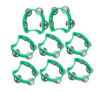 POPETPOP Lot De 8 Cloches De Tambourin À Main En Plastique Pour Tout-Petits Jouets De Jeu Tambourin Shaker D&Éveil Musical Instruments De Musique