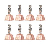 POPETPOP Lot de 8 Clochettes D’Alarme pour Pêche en Mer Indicateurs de Touche en Acier Inoxydable Clip Sonnettes D’Alerte Compactes et Sensibles pour Canne à Pêche Accessoires Polyvalents