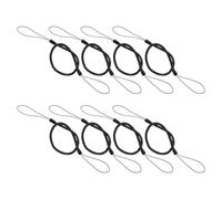 POPETPOP Lot de 8 Cordons à Ressort Rétractables pour Stylet, Longueur 200 Mm, Diamètre 1,2 Mm, Embouts en Plastique, Lanières Anti-perte Compatibles Stylo Manuscrit, Accessoires